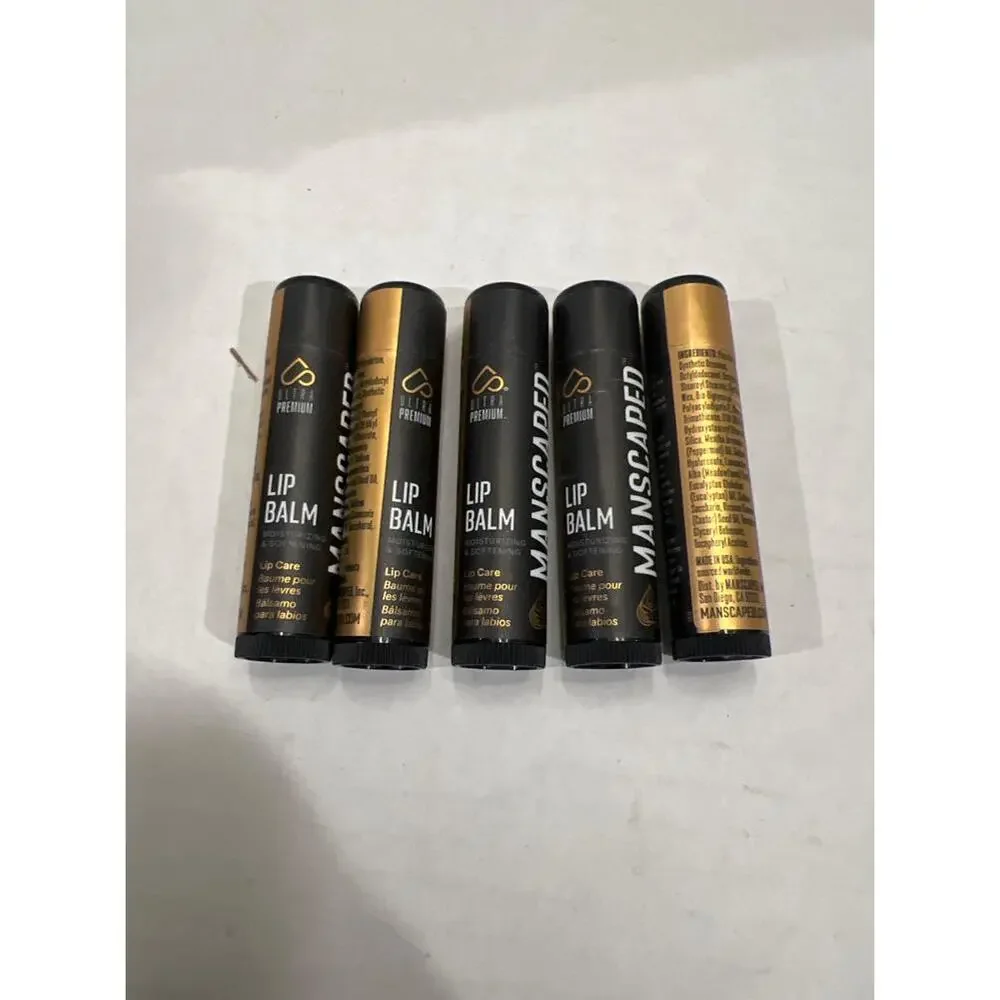MANSCAPED Moisturizing Lip Balm w/ Vitamin E – Soothing Formula (6-Pack)